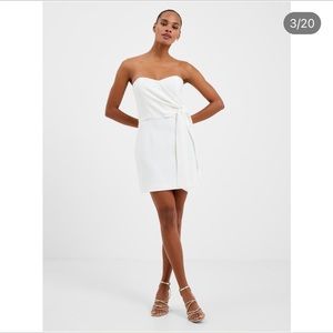 NWT French Connection Whisper Strapless Bow Dress